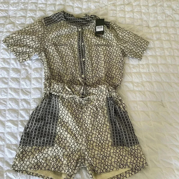 Maison Scotch Sahara Social printed romper jumpsuit - Picture 4 of 12